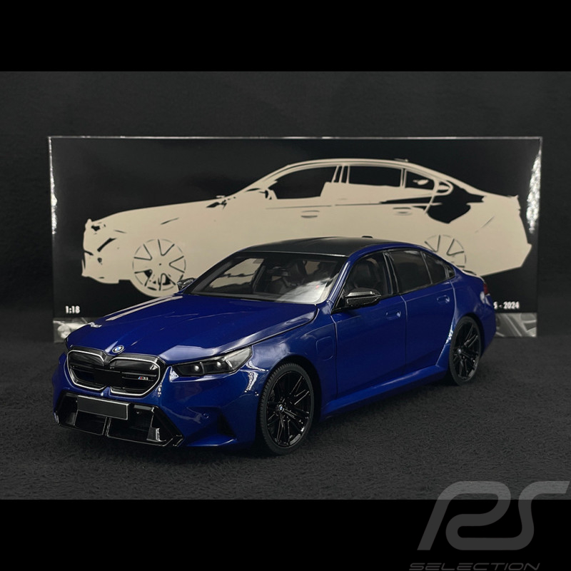 BMW M5 2024 Bleu Métallisé 1/18 Minichamps 110023802