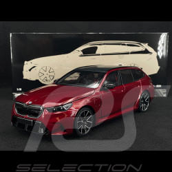 BMW M5 Touring 2024 Dunkelrot Metallic 1/18 Minichamps 110023900