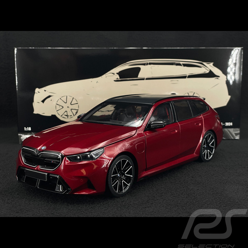 BMW M5 Touring 2024 Dunkelrot Metallic 1/18 Minichamps 110023900