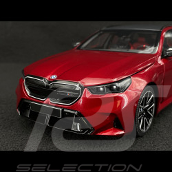 BMW M5 Touring 2024 Dark Red Metallic 1/18 Minichamps 110023900