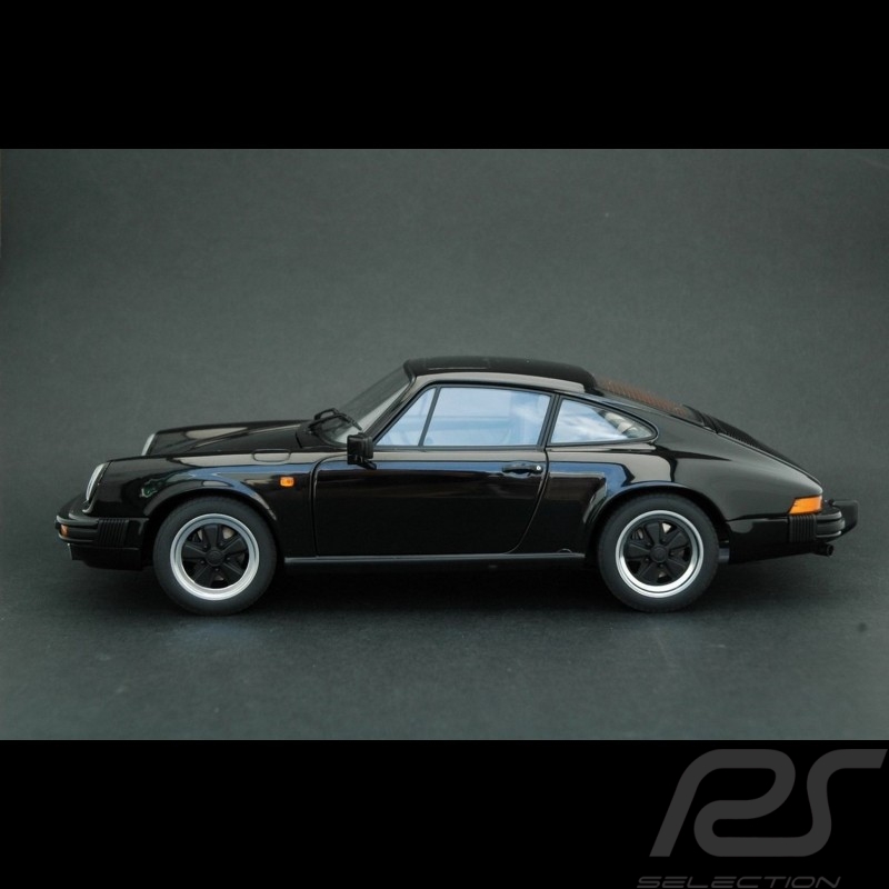 Porsche 911 Carrera 3.2 1988 noire 1/18 Autoart 78013