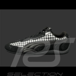 Chaussure Porsche 911 Pepita Speedcat Puma Leagacy + Porte-clés Noir / Blanc 309389-01 - mixte