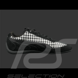 Chaussure Porsche 911 Pepita Speedcat Puma Leagacy + Porte-clés Noir / Blanc 309389-01 - mixte