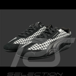 Chaussure Porsche 911 Pepita Speedcat Puma Leagacy + Porte-clés Noir / Blanc 309389-01 - mixte