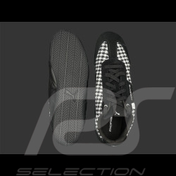 Porsche Schuhe 911 Pepita Speedcat Puma Leagacy + Schlüsselanhänger Schwarz / Weiß 309389-01 - unisex