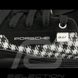 Porsche Schuhe 911 Pepita Speedcat Puma Leagacy + Schlüsselanhänger Schwarz / Weiß 309389-01 - unisex