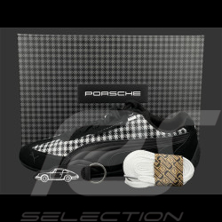 Chaussure Porsche 911 Pepita Speedcat Puma Leagacy + Porte-clés Noir / Blanc 309389-01 - mixte