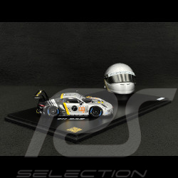 Set Porsche 911 RSR Type 991.2 n° 911 24h Le Mans 2023 with Michael Fassbender's Helmet 1/43 Spark WAP0202210TRSR