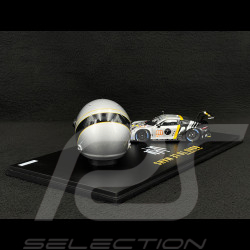 Set Porsche 911 RSR Typ 991.2 n° 911 24h Le Mans 2023 mit Michael Fassbenders Helm 1/43 Spark WAP0202210TRSR
