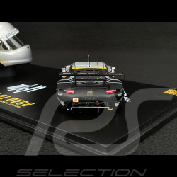 Set Porsche 911 RSR Type 991.2 n° 911 24h Le Mans 2023 with Michael Fassbender's Helmet 1/43 Spark WAP0202210TRSR