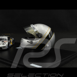 Set Porsche 911 RSR Type 991.2 n° 911 24h Le Mans 2023 avec Casque Michael Fassbender 1/43 Spark WAP0202210TRSR