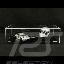 Set Porsche 911 RSR Type 991.2 n° 911 24h Le Mans 2023 with Michael Fassbender's Helmet 1/43 Spark WAP0202210TRSR