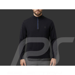 Maserati Polo Shirt Long Sleeves Made in Italy Black - Men