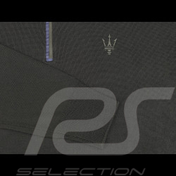 Maserati Polo Shirt Long Sleeves Made in Italy Black - Men