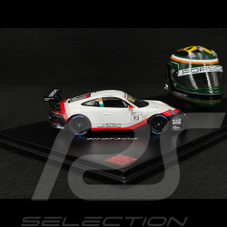 Set Porsche 911 GT3 Cup Type 991.2 n° 93 2020 with Michael Fassbender's Helmet 1/43 Spark WAP0202110TGT3