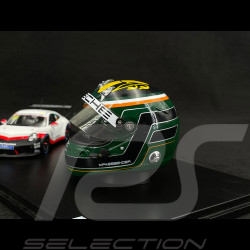 Set Porsche 911 GT3 Cup Type 991.2 n° 93 2020 with Michael Fassbender's Helmet 1/43 Spark WAP0202110TGT3