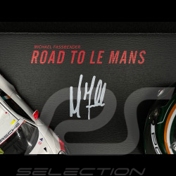 Set Porsche 911 GT3 Cup Type 991.2 n° 93 2020 with Michael Fassbender's Helmet 1/43 Spark WAP0202110TGT3