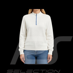 Maserati Polo Shirt Long Sleeve Made in Italy White - Women