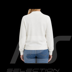 Maserati Polo Shirt Long Sleeve Made in Italy White - Women