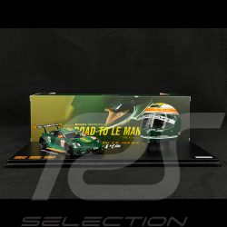 Set Porsche 911 RSR Typ 991.2 n° 93 European Le Mans Series 2020 mit Michael Fassbenders Helm 1/43 Spark WAP0202200TRSR