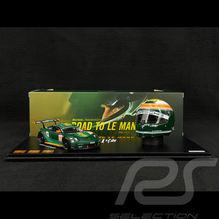 Set Porsche 911 RSR Type 991.2 n° 93 European Le Mans Series 2020 with Michael Fassbender's Helmet 1/43 Spark WAP0202200TRSR