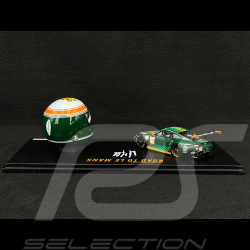 Set Porsche 911 RSR Typ 991.2 n° 93 European Le Mans Series 2020 mit Michael Fassbenders Helm 1/43 Spark WAP0202200TRSR