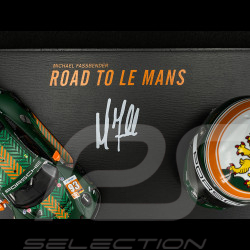 Set Porsche 911 RSR Type 991.2 n° 93 European Le Mans Series 2020 with Michael Fassbender's Helmet 1/43 Spark WAP0202200TRSR