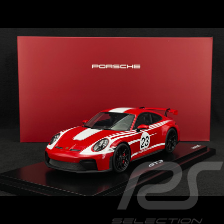 Porsche 911 GT3 Type 992.2 n° 23 Salzburg 2024 Red / White 1/18 Spark WAP02154326GT3