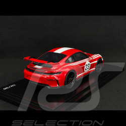 Porsche 911 GT3 Type 992.2 n° 23 Salzburg 2024 Red / White 1/18 Spark WAP02154326GT3
