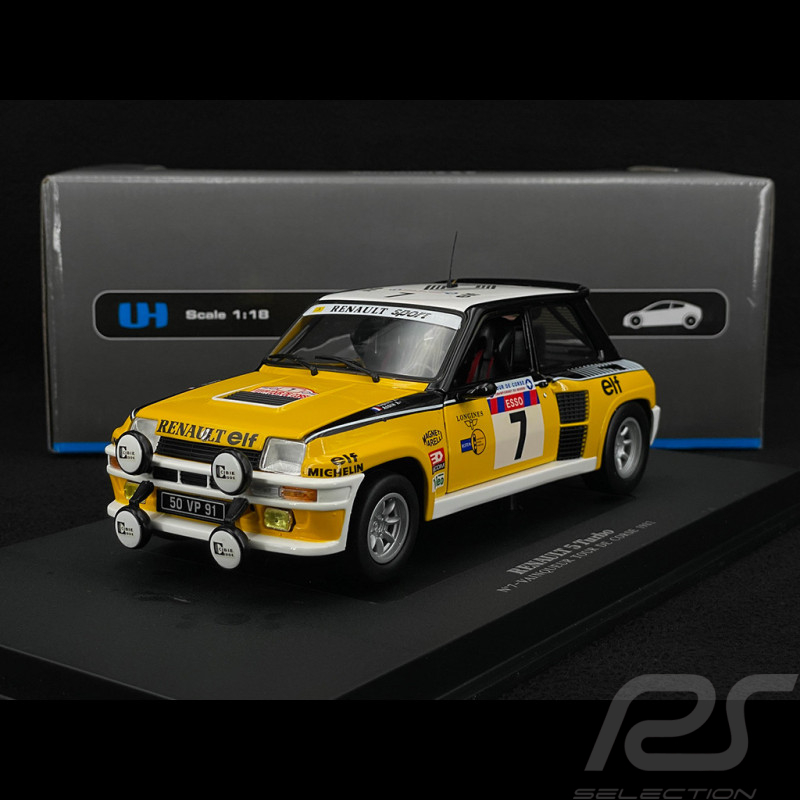 SELTEN : Renault 5 Turbo n° 7 Sieger Rallye Tour de Corse 1982 1/18 Universal Hobbies UH4535