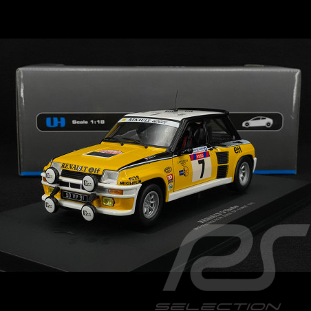 RARE : Renault 5 Turbo n° 7 Winner Tour de Corse Rally 1982 1/18 Universal Hobbies UH4535