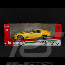 Ferrari 812 Competizione 2021 Giallo Modena 1/18 Bburago BU01646