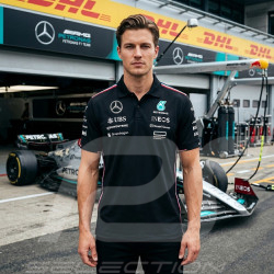 Polo Mercedes Pas Cher AMG Petronas F1 Team Tommy Hilfiger Noir 701227948-002 - mixte