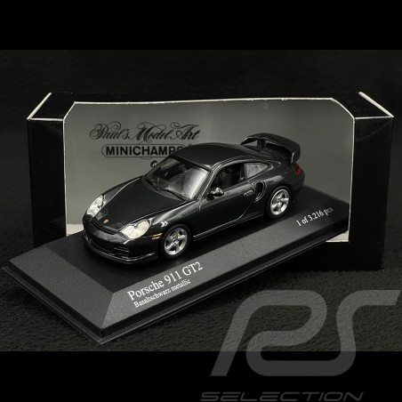 Porsche 911 GT2 Type 996 2000 Noir Métallisé 1/43 Minichamps 430060124
