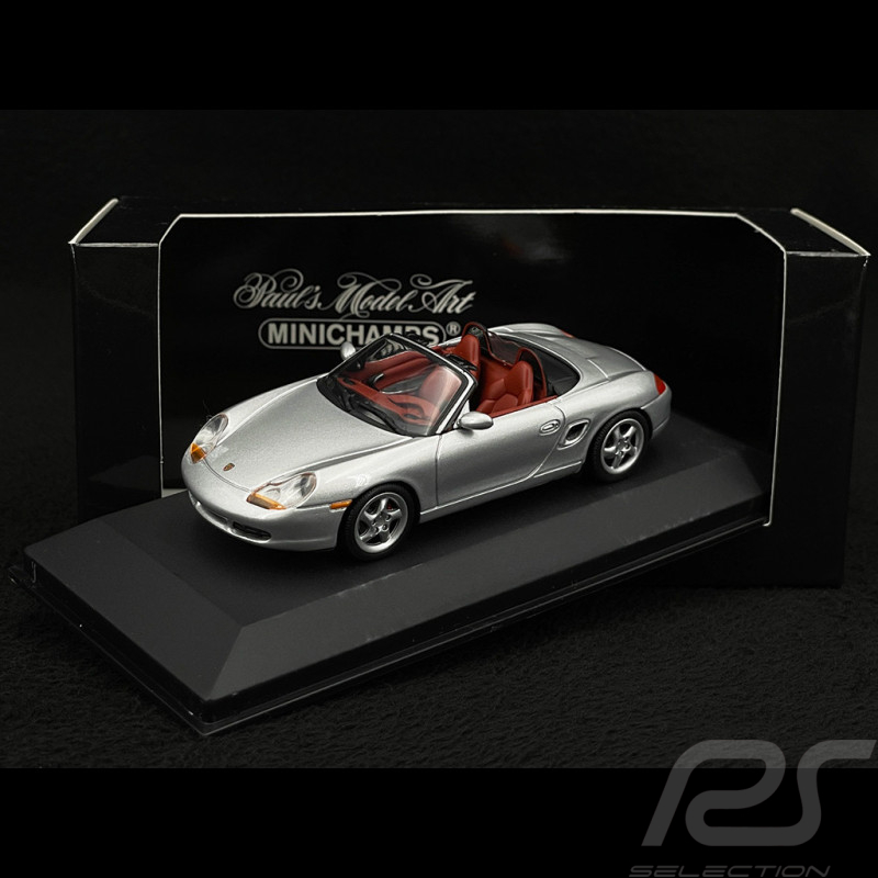 Porsche Boxster S type 986 1999 argent 1/43 Minichamps 430068030