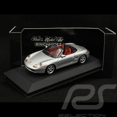Porsche Boxster S typ 986 1999 silver 1/43 Minichamps 430068030