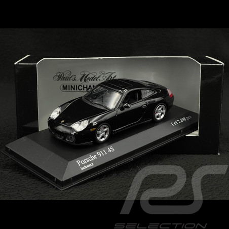 Porsche 911 type 996 Carrera 4S 2003 noir 1/43 Minichamps 400061070