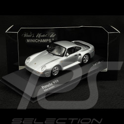 Porsche 959 1987 Silver grey metallic 1/43 Minichamps 400062520