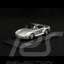 Porsche 959 1987 Silver grey metallic 1/43 Minichamps 400062520