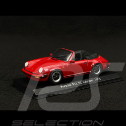 Porsche 911 SC Cabriolet 1983 rot 1/43 Spark SDC005