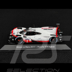 Porsche 919 Hybrid Vainqueur Le Mans 2017 n° 2 LMP1 1/43 Spark MAP02031717