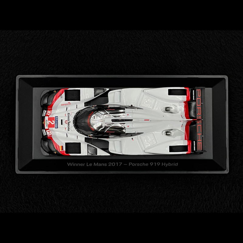 Porsche 919 Hybrid Winner Le Mans 2017 n° 2 LMP1 1/43 Spark