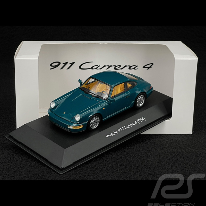 Porsche 911 type 964 Carrera 4 1991 vert amazone 1/43 Spark MAP02003517