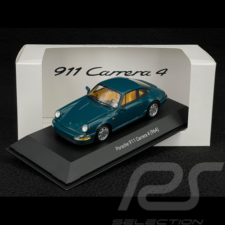 Porsche 911 type 964 Carrera 4 1991 vert amazone 1/43 Spark MAP02003517