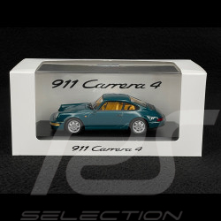 Porsche 911 type 964 Carrera 4 1991 vert amazone 1/43 Spark MAP02003517