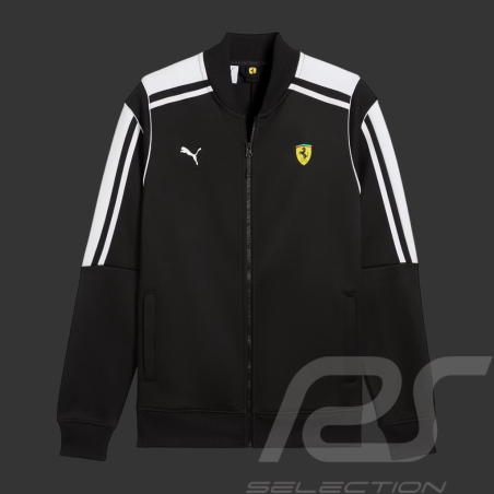Veste Ferrari Officielle F1 Team Leclerc / Hamilton MT7 Puma Noir / Blanc 635833-01 - mixte