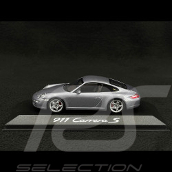 Porsche 997 Carrera S grey 1/43 Minichamps WAP02011615