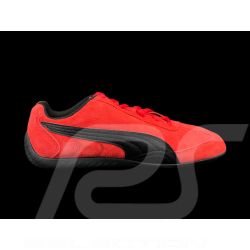 Chaussure Ferrari Speedcat Officiel Puma F1 Team Leclerc / Hamilton Sport Sneaker Rouge / Noir 309404-02 - mixte