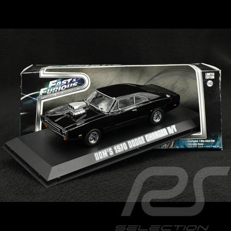 Dominic Toretto Dodge Charger R/T 1970 The Fast and the Furious 2001 Schwarz 1/43 Greenlight 86201