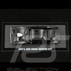Dominic Toretto Dodge Charger R/T 1970 Fast and Furious 2001 Noir 1/43 Greenlight 86201